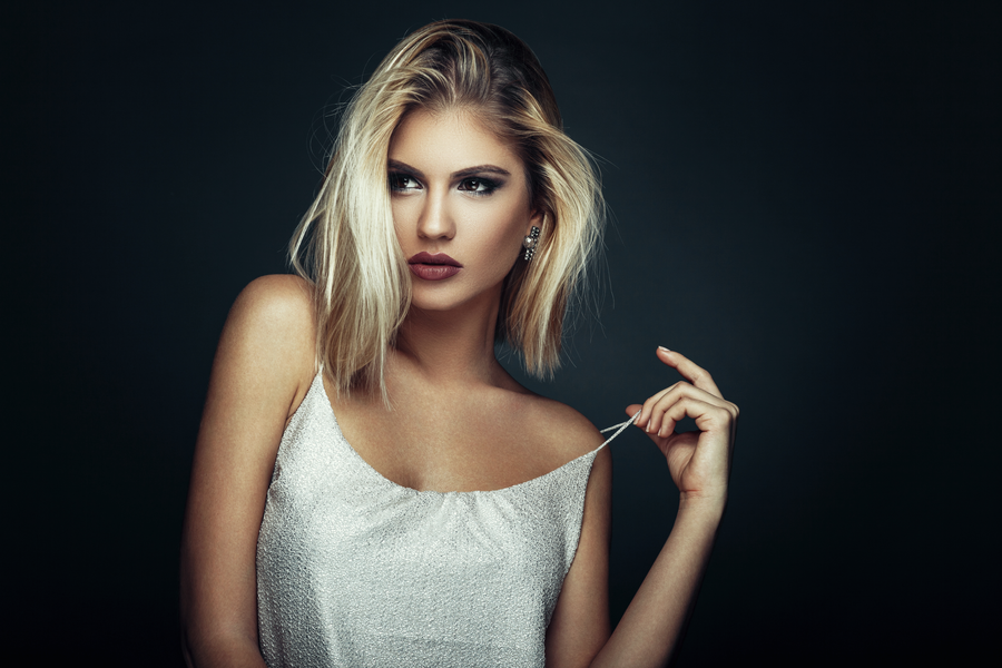 Environmental protection for platinum blonde hair in sun and water